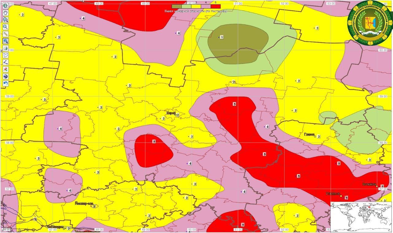 В лесах Кировской области установлен особый противопожарный режим.