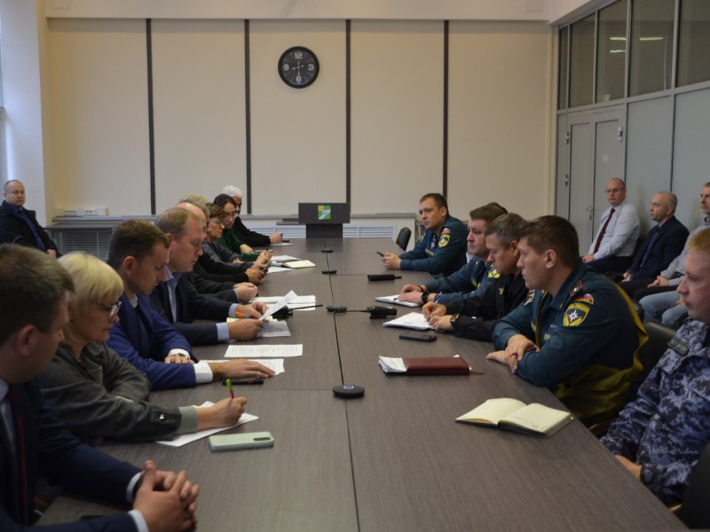 Штабная тренировка в Кирово-Чепецке: отработка действий на случай ЧС техногенного характера.